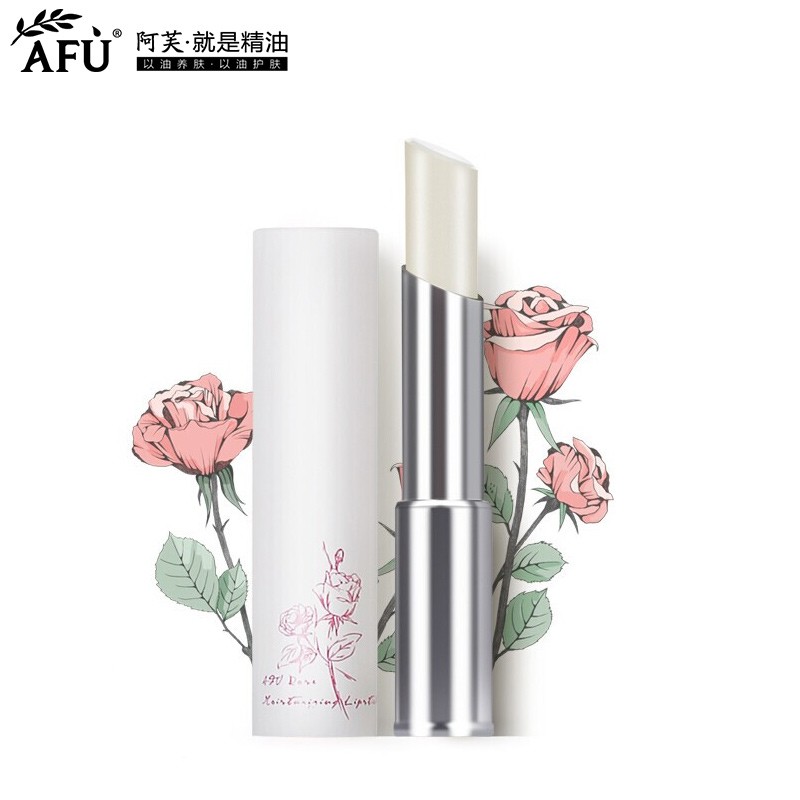 阿芙（AFU） 玫瑰之吻润唇膏3g滋润保湿淡化唇纹防干裂精油润唇膏女礼物 玫瑰之吻唇膏*3g