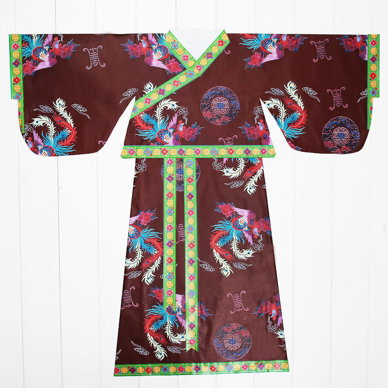 细熙女款凤袍仙家穿的衣服神仙衣裳仙家衣服娘娘款凤凰纸衣服定做纸袍