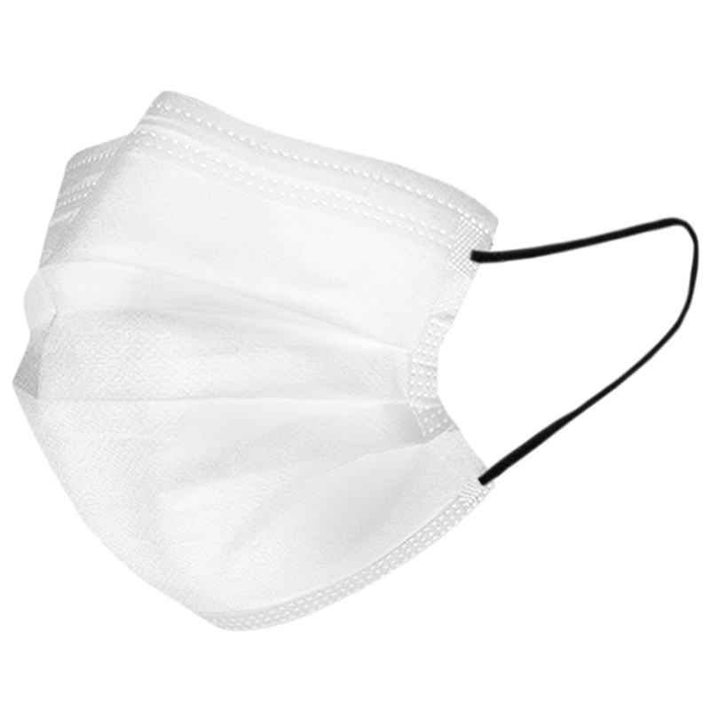 白色口罩彩虹撞色耳带一次性夏季薄款耳绳黑色挂耳带撞色绳子个性女男