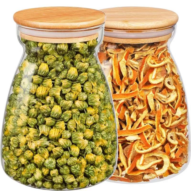 馨诺 胎菊花茶陈皮条 组合型花草茶杭白菊菊花茶陈皮干共计325g