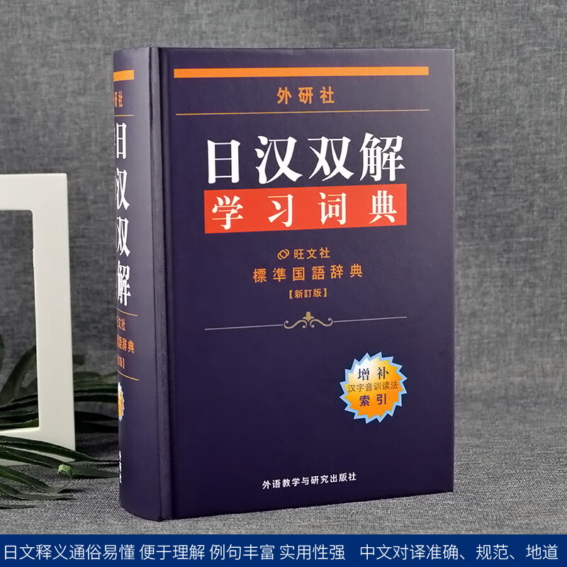 拍立减正版日汉双解学习词典 词汇54万外研社日语词典日语字典日文