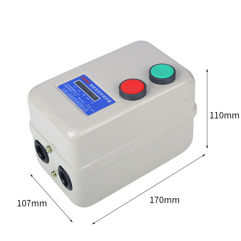 适用磁力启动器jd-2智能电子式开关风机三相380v电动机缺相保护器