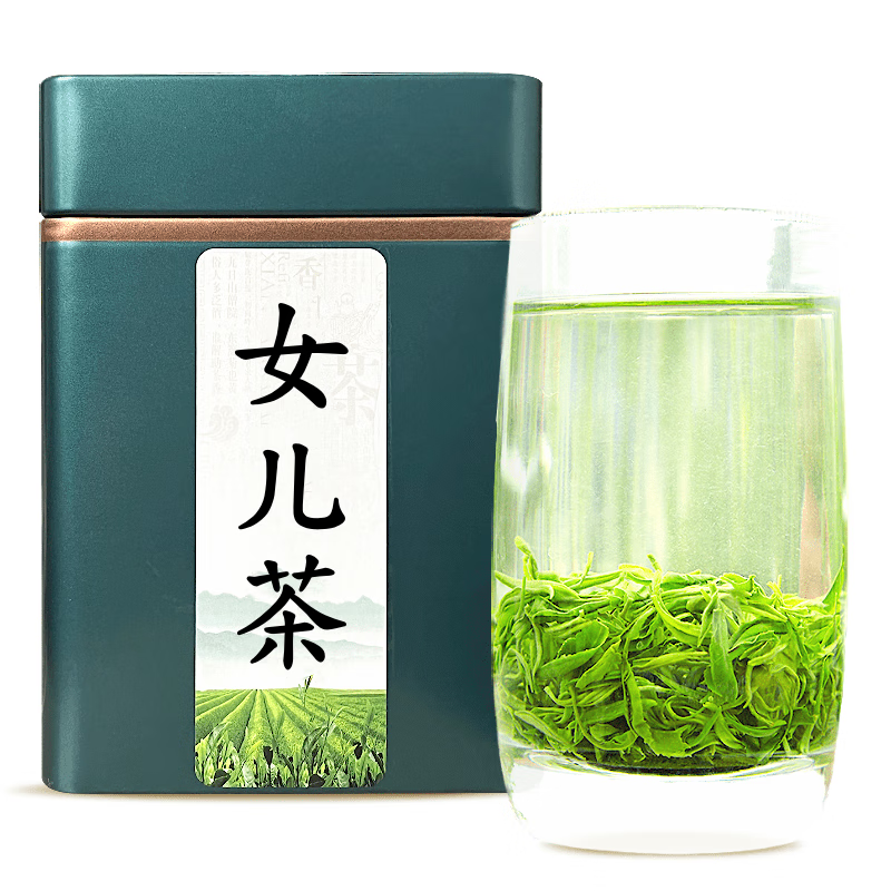 何王子 正宗泰山特产绿茶2024新茶板栗香泰安女儿茶手工茶叶高山生态