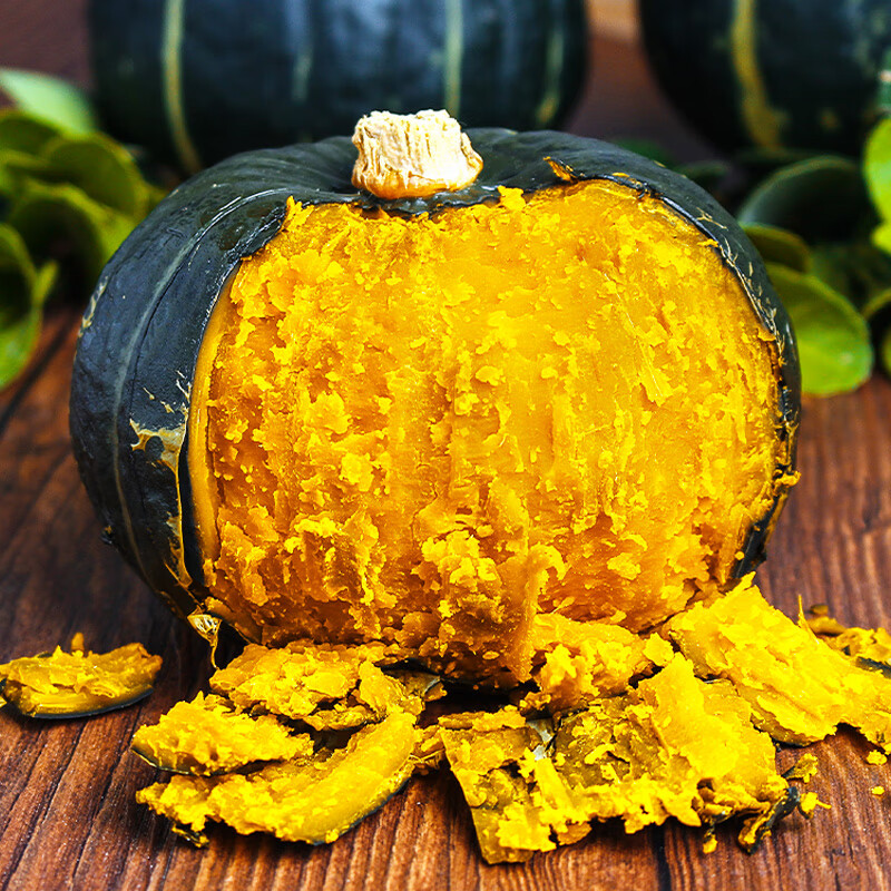 正宗贝贝南瓜板栗香小南瓜 新鲜蔬菜粉糯香甜小南瓜 贝贝南瓜9斤装