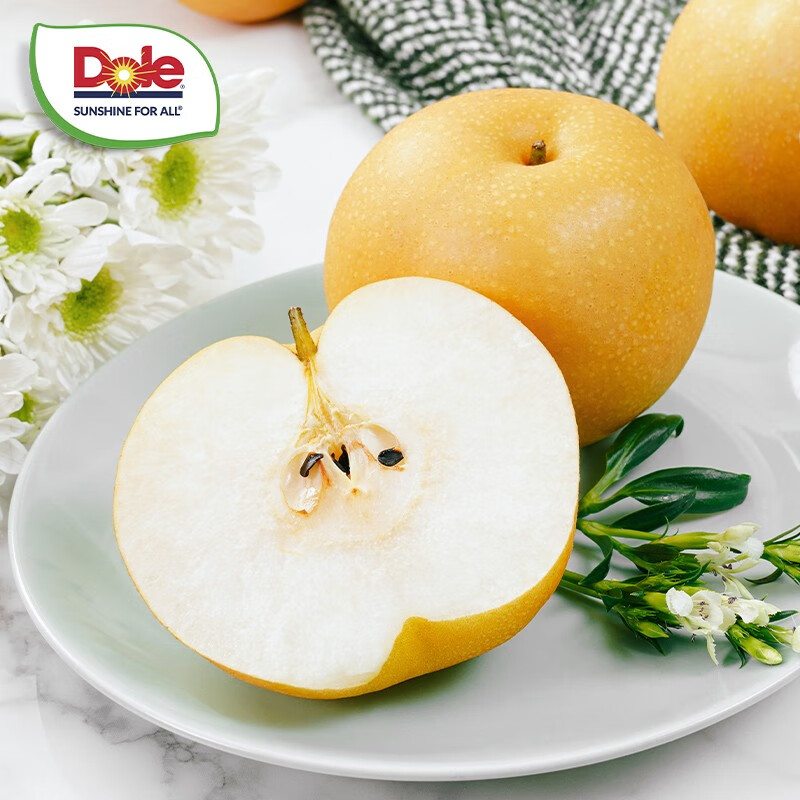 都乐Dole 秋月梨 中秋限定 时令水果 净重1.6kg 4-6枚【活动专享】
