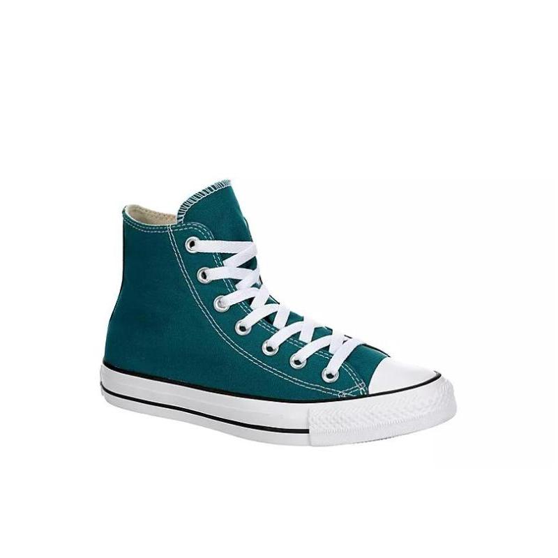 converse/匡威男女运动鞋子帆布鞋高帮系带轻便学院风新款431163 teal
