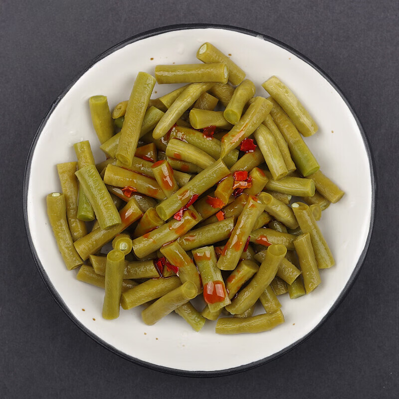 安小离泡豇豆酸豆角老坛腌制下饭菜咸菜手工制作