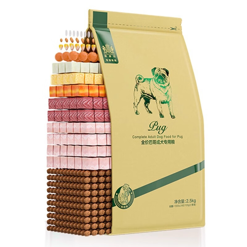 耐威克(navarch)巴哥八哥成幼犬专用狗粮5kg10斤3个月以上小型犬适用