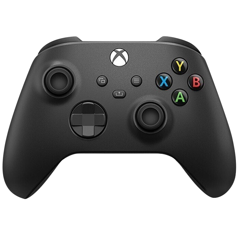 微软（Microsoft） XBOX手柄2020 Series X S无线控制器 蓝牙 游戏电玩 磨砂黑色+无线接收器2代