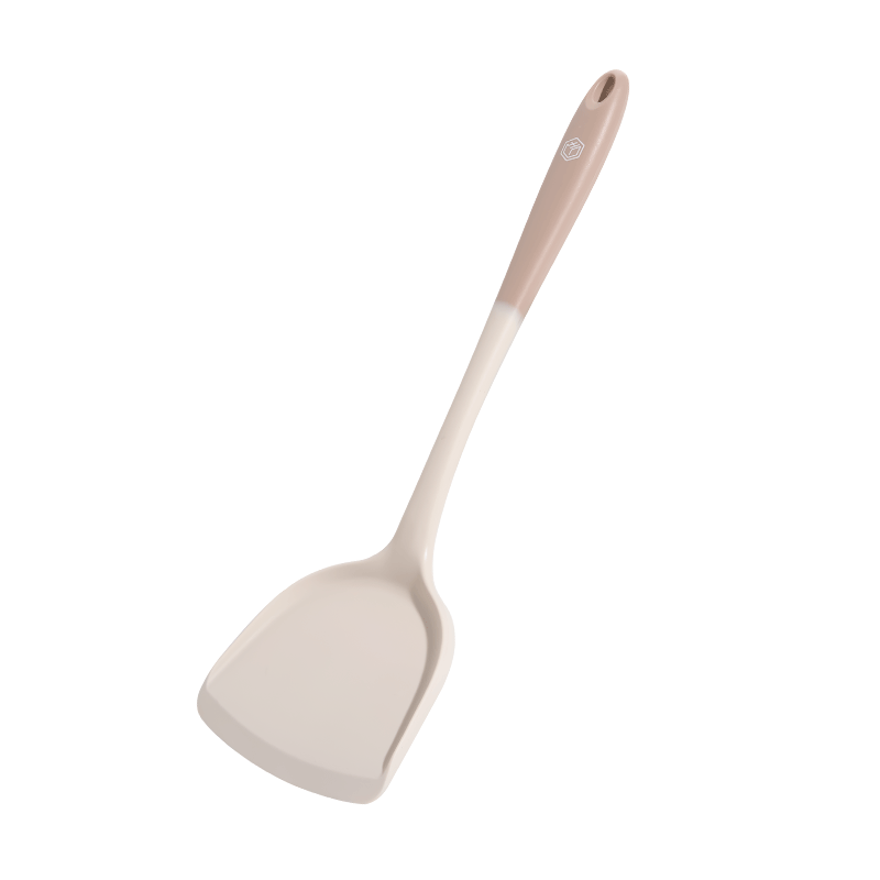 京東京造 鍋鏟 食品級(jí)硅膠鏟家用炒菜鏟廚房烹飪器具【防燙耐高溫】雙色