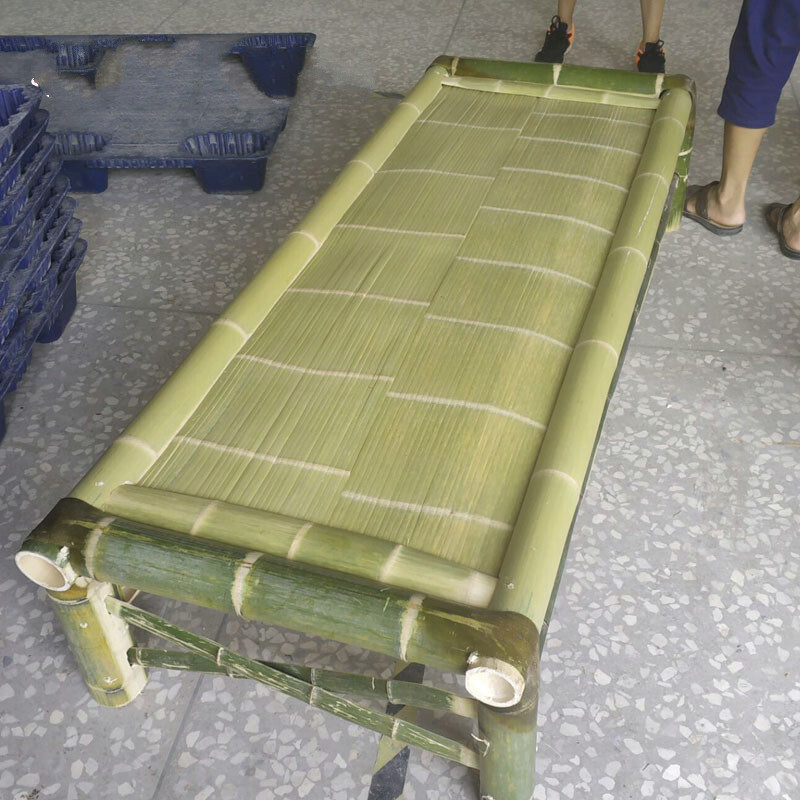 弩斑老式竹床竹床老式传统凉床用午休经济多功能怀旧无漆竹制简易 长