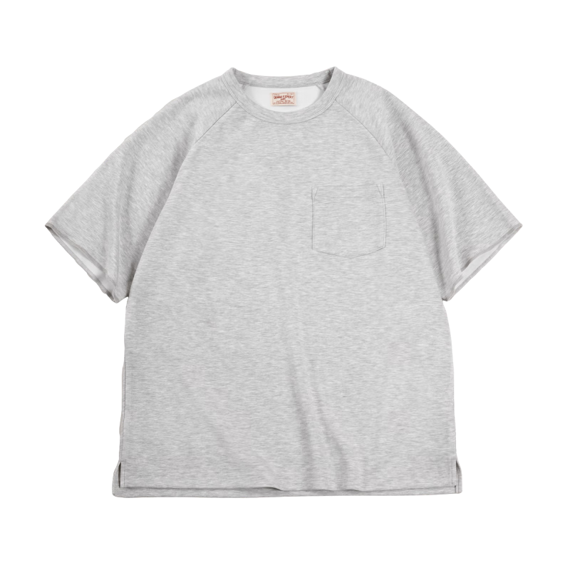 字母印花男士t恤纯棉针织春季男上衣圆领长袖t恤男款