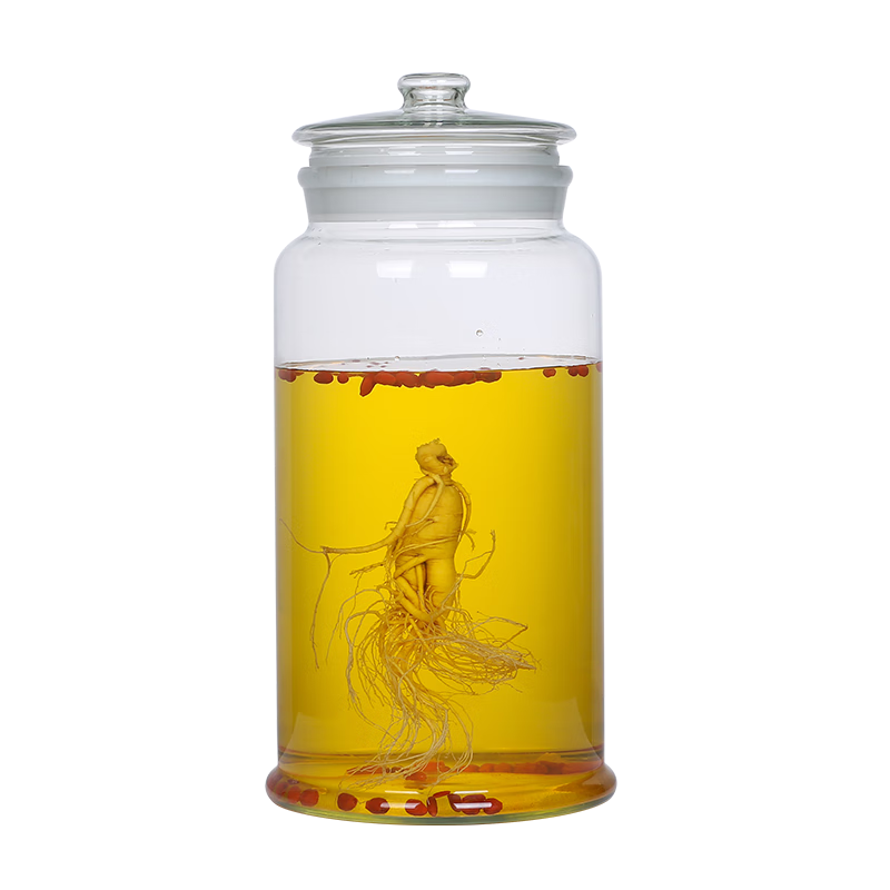 志方益高硼硅玻璃泡酒壇磨砂口密封泡酒專(zhuān)用瓶帶龍頭鹿茸鹿鞭藥酒瓶酒缸 5斤裝 單瓶【耐熱加厚】