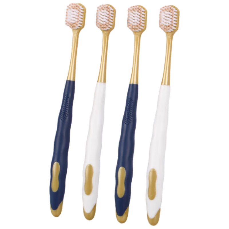 SOAO宽头软毛成年人旅行牙刷柔绵丝轻适刷山姆同款家庭套装男女士专用