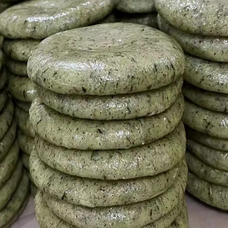 擎之源蒿菜粑粑蒿子糍粑糯米糍粑清明菜粑青团糯米粑粑手工年糕批发