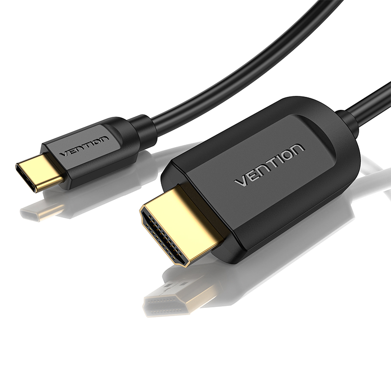 威迅（VENTION）Type-C转HDMI转换线器 苹果MacBook电脑华为P40手机连电视 USB-C转HDMI高清4K转接头线1.5米