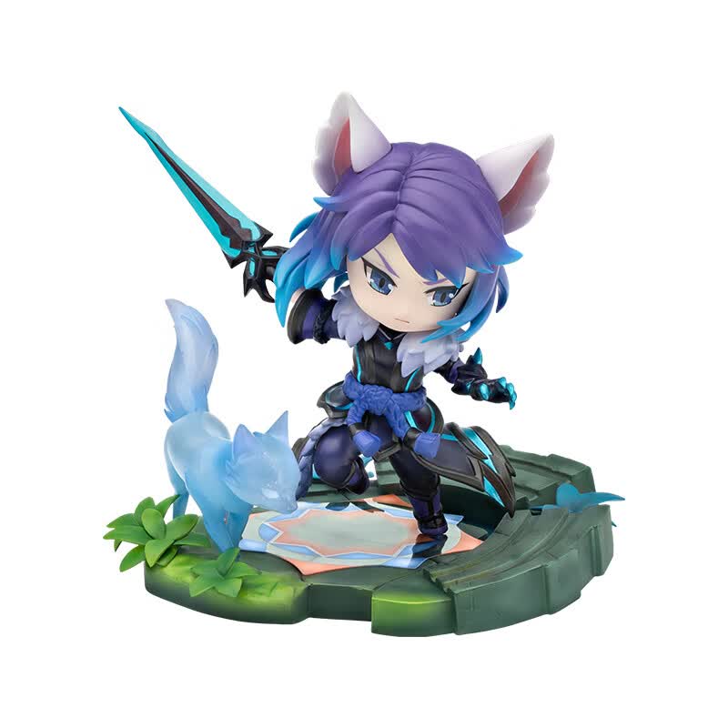 王者荣耀 little cute heroes千年之狐李白典藏版手办 千年之狐李白