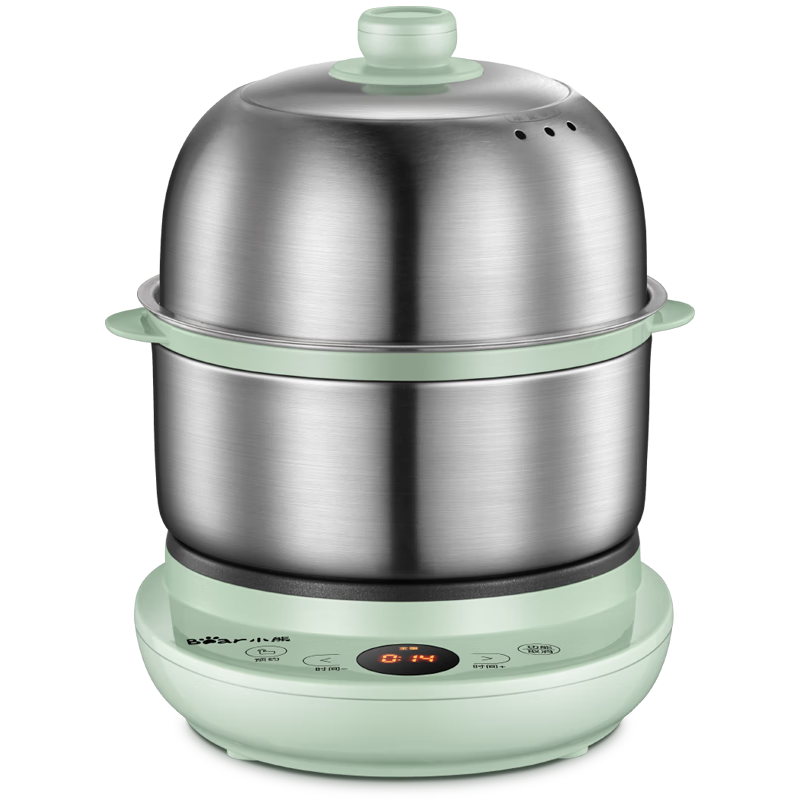 С�ܣ�Bear����������΢����ԤԼ��ʱ����ֶ๦������˫��嵰��������ZDQ-B14Y5 ����ɫ˫��304�ֻ��� ���� ˫��