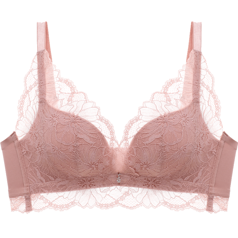 欧迪芬内衣女无钢圈文胸聚拢文胸蕾丝抗菌胸罩送女友礼物 XB1533/XB1521