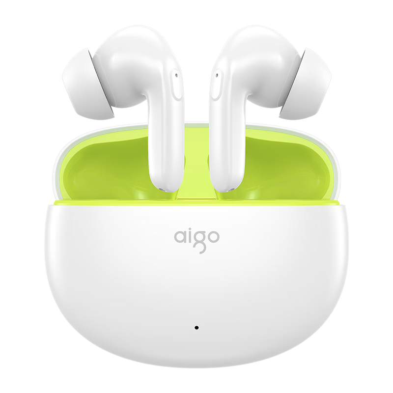 爱国者（aigo）蓝牙耳机真无线ANC主动降噪 入耳式游戏低延迟 通话降噪长续航蓝牙5.3适配苹果小米华为安卓TA85白
