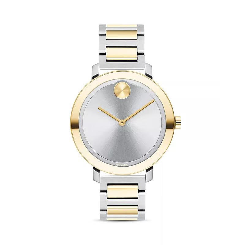 摩凡陀(movado)瑞士手表 波特系列间金钢带石英女表 经典瑞表 轻奢