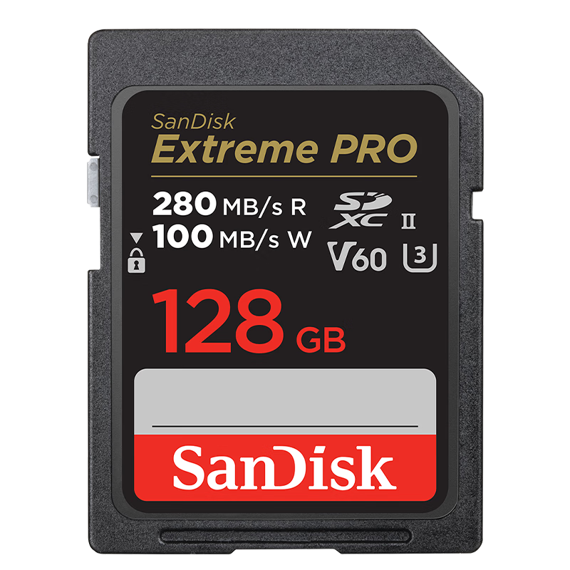 ϣSanDisk128GB SDڴ濨 6KƵ V60 U3 C10 洢 280MB/s д100MB/s  