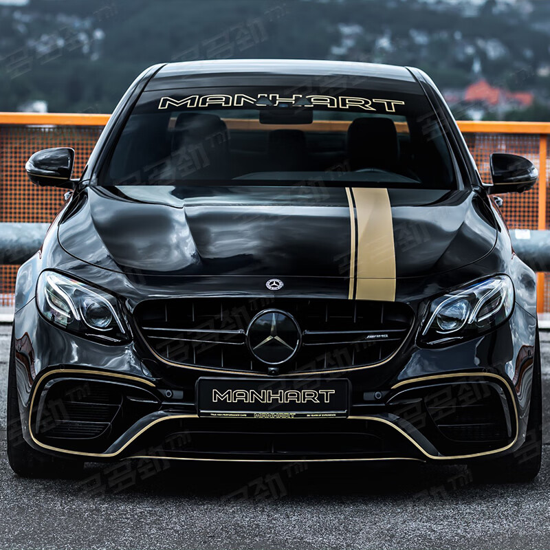 博得(bud)适用于奔驰侧裙改装amg拉花车贴c63c43 a级c级cla gt glc g