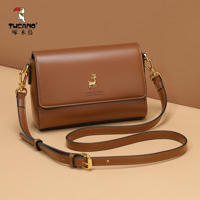 啄木鸟包包女包2024新款时尚春夏女士软皮包小众高级感大容量单肩斜