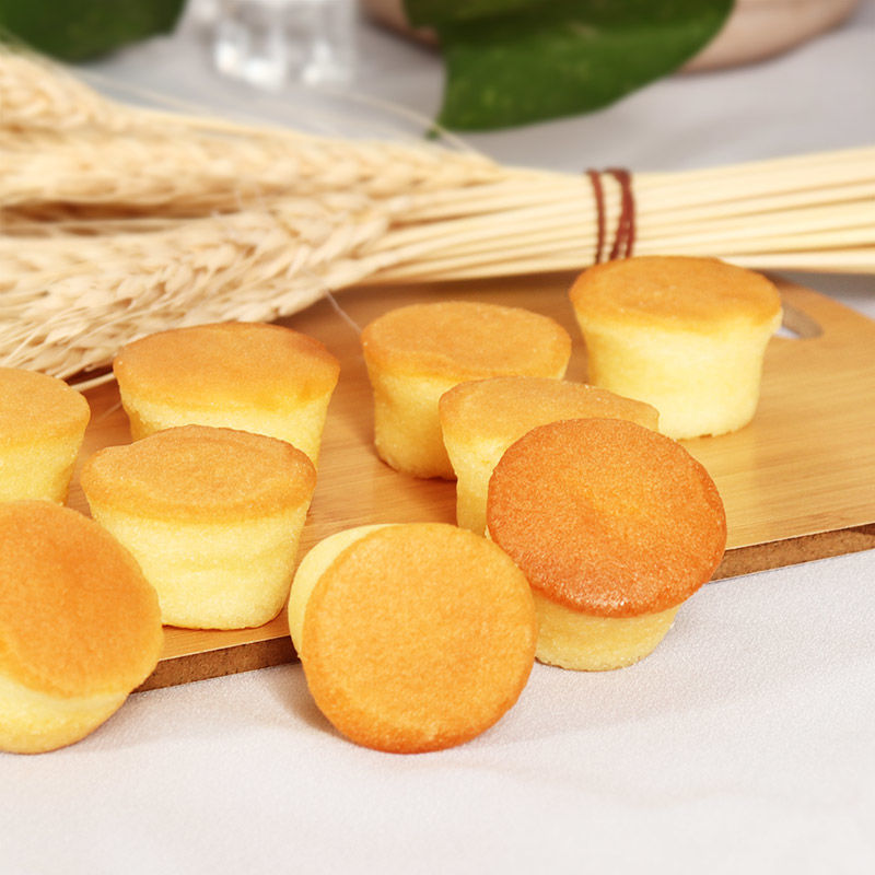 小蛋糕鸡蛋仔迷你小布丁儿童营养蛋糕早餐糕点心网红零食休闲 圆形