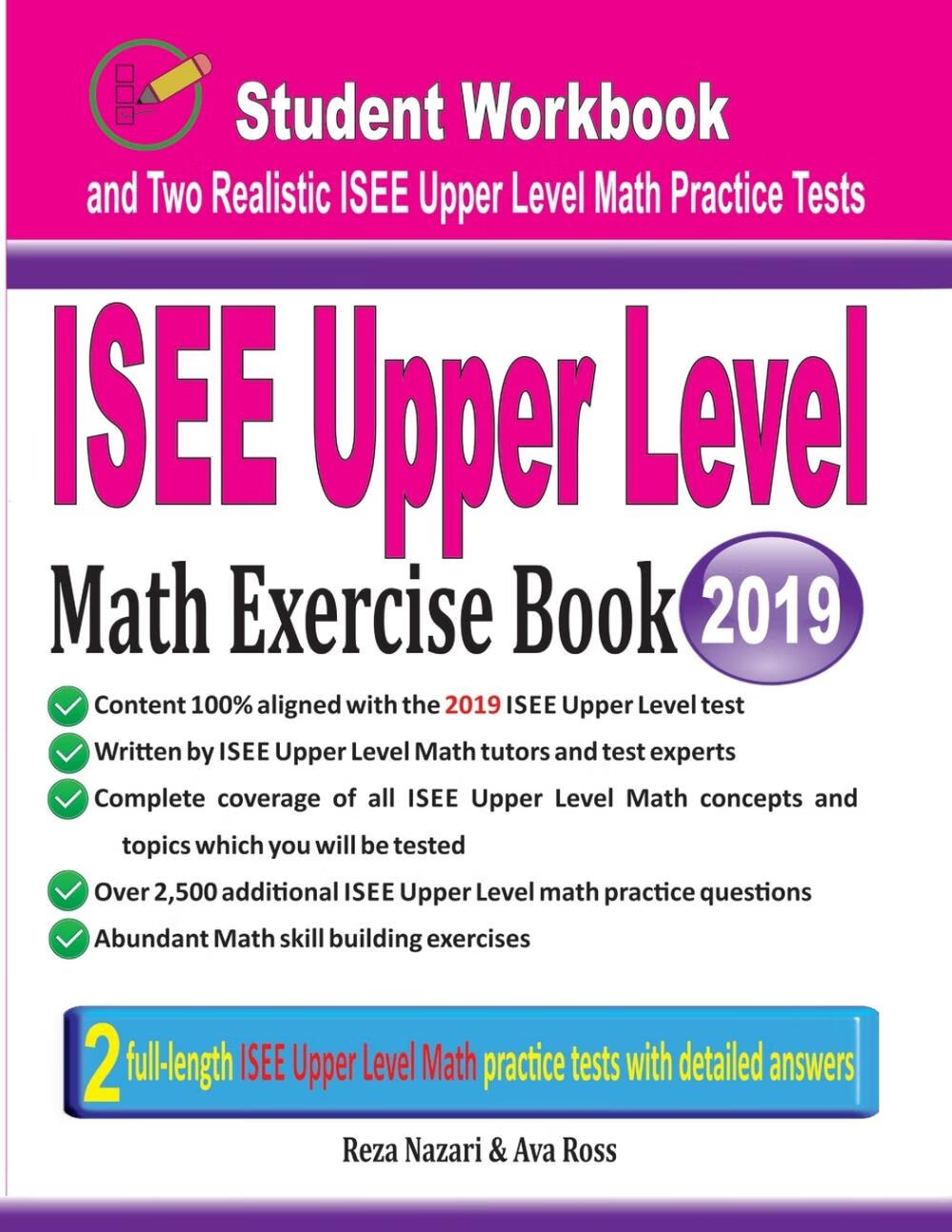 【预售按需印刷】isee upper level math exercise book