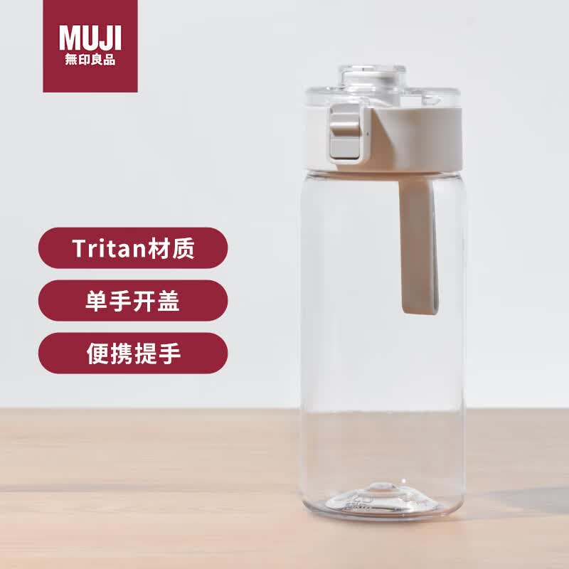 无印良品（MUJI）共聚酯 便携水杯 550ml 塑料杯运动水杯茶杯Tritan材质儿童水杯使用感如何?
