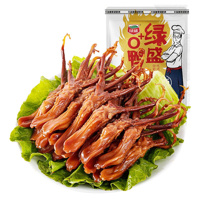 綠盛溫州鴨舌500g零食醬鴨舌頭溫州特產(chǎn)小吃零食大禮包休閑食品 溫州風(fēng)味（500g原味）