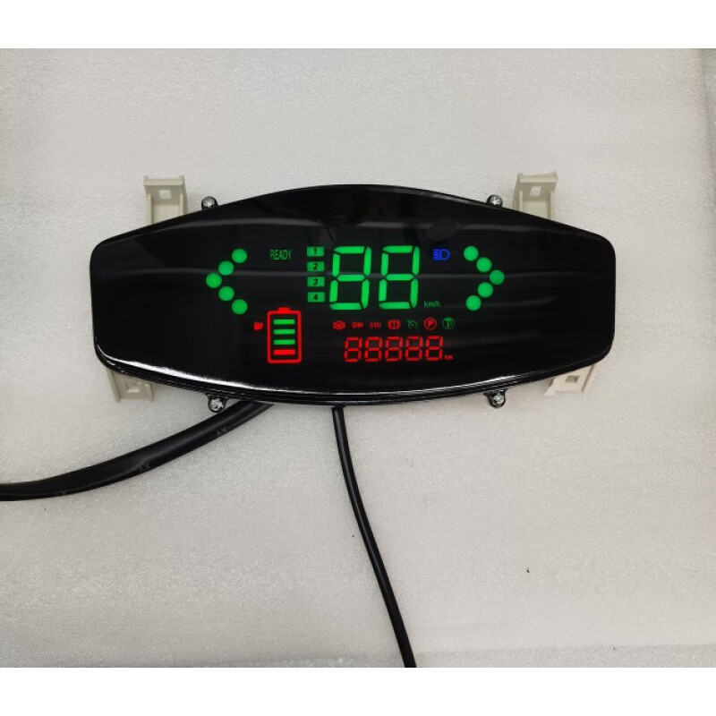 适用金箭电动车仪表劲豹y1吉豹极豹911码表led显示屏新款改装 48-60
