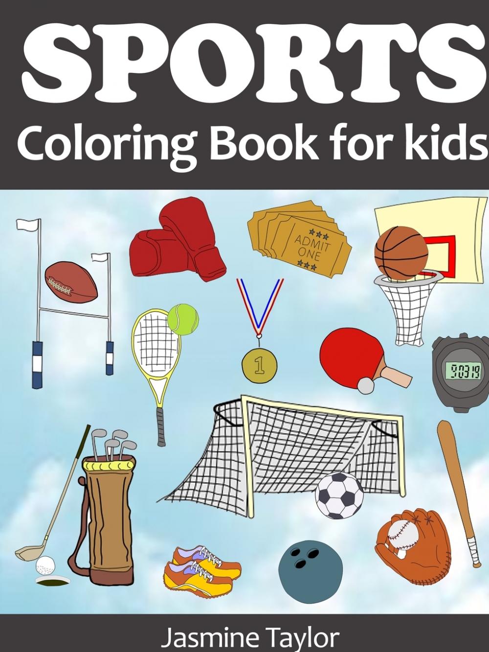 【预售 按需印刷】sports coloring book for kids