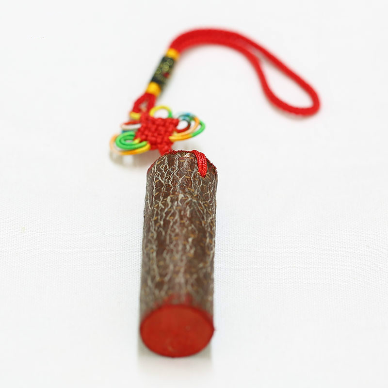 桃木棍 野生毛桃树枝桃木段孕妇婴儿床头朱砂挂件sn5053 桃木棍挂件