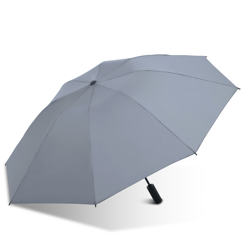 天堂傘全自動(dòng)抗風(fēng)拒水雨傘加固便攜商務(wù)傘折疊反向晴雨傘男女 天際灰-8骨經(jīng)典