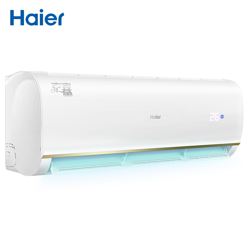 海尔（Haier）1.5匹 变频 壁挂式空调挂机 京喜 冷暖 智能WiFi 自清洁 KFR-35GW/83@U1-Ja 以旧换新