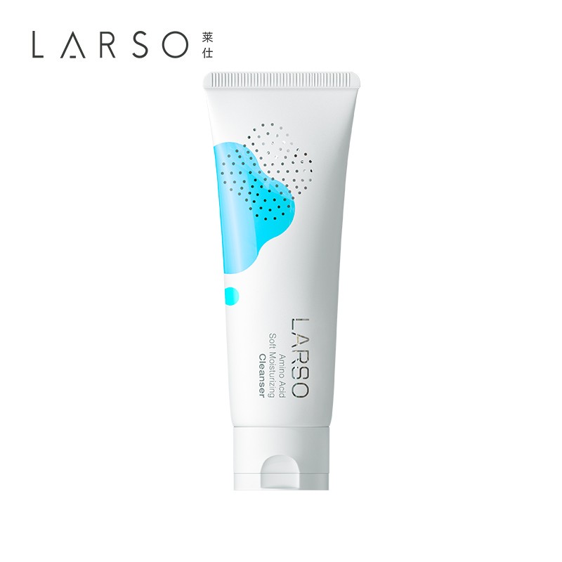 莱仕（LARSO）氨基酸洗面奶男士女敏感肌 深层控油洁面乳 氨基酸洗面奶100g