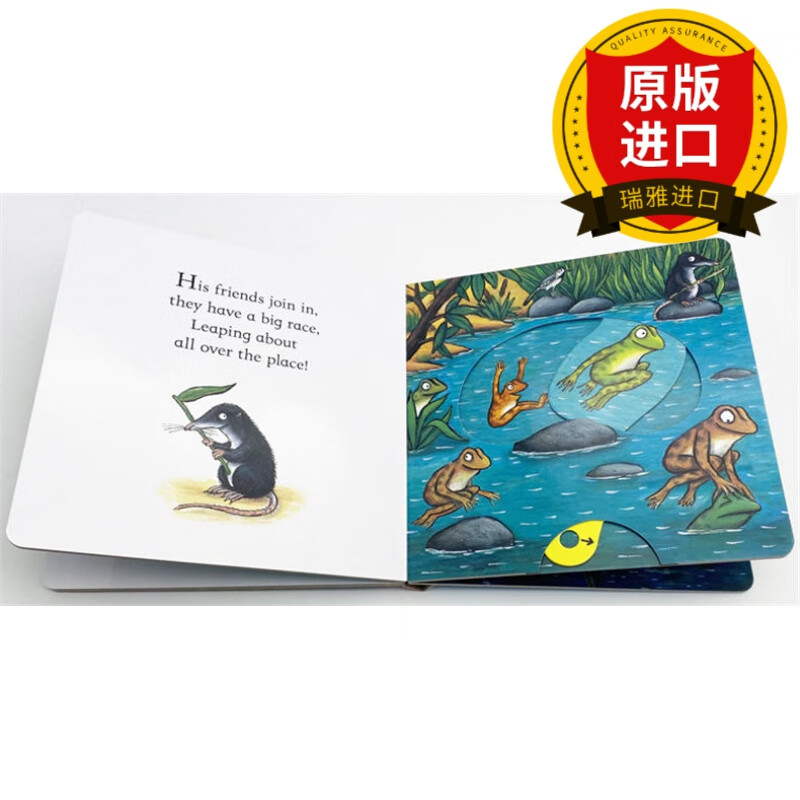 freddy the frog (axel scheffler) 弗雷迪青蛙 纸板书 瑞雅进口原版