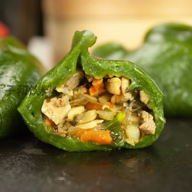 食芳溢浙江特产衢州艾草青团咸味手工清明果米粿子艾饺江山美食农家