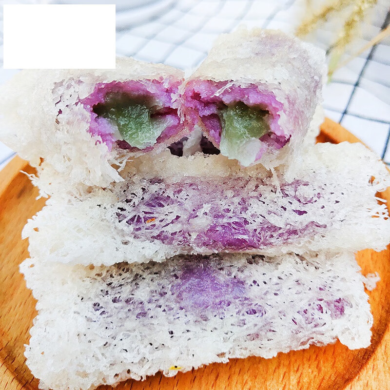 宜享健康虎钢馋20个阿诺娘惹山药卷港式甜点米网紫薯卷油炸早餐点心