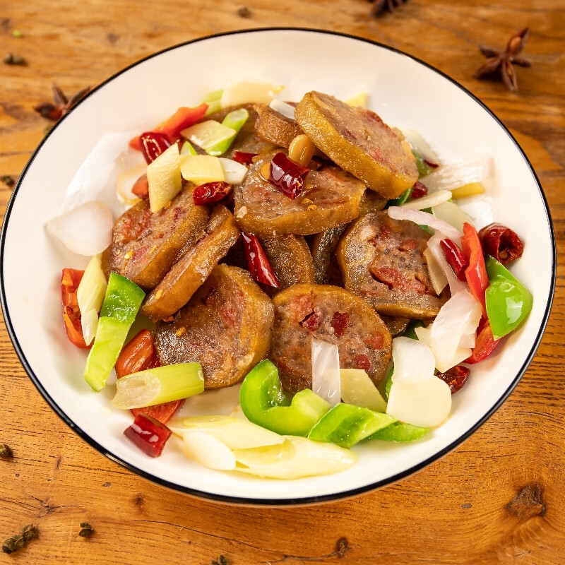 顺法郑州助农馆特产新密顺法扦子卷煎真空包装蛋卷酱卤肉 瘦肉卷煎