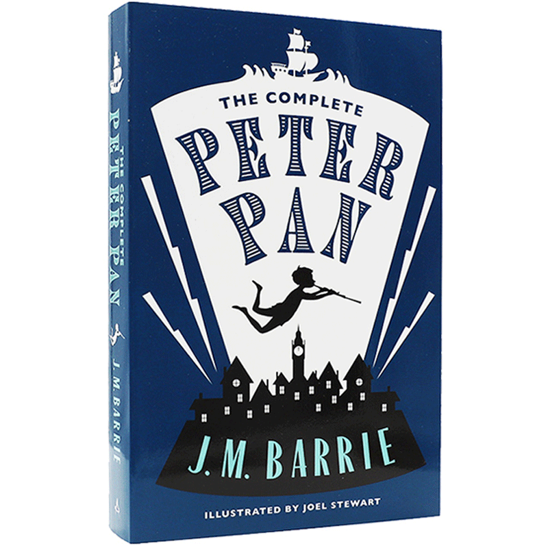 英文原版 小飞侠彼得潘the complete peter pan儿童文学故事带插图