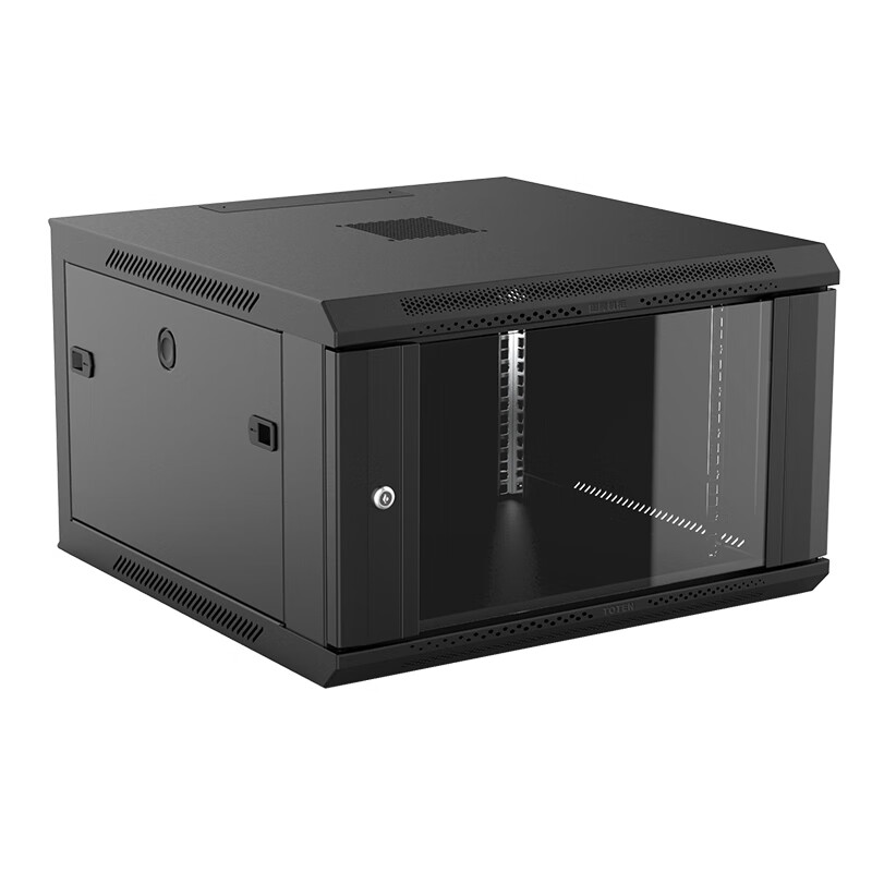 图腾(toten) w2.6606 网络机柜 挂墙柜小机柜6u 黑色  现货