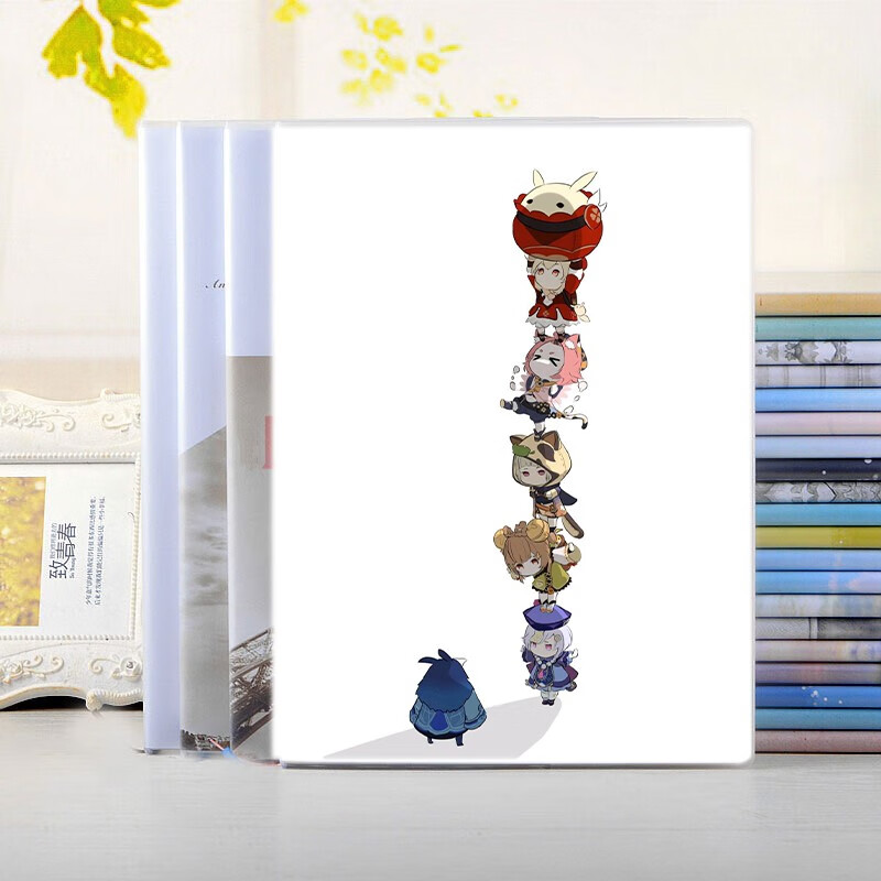 日记本胶套本加厚96张 动漫明星照片logo定制学生生日圣诞礼物 模板2