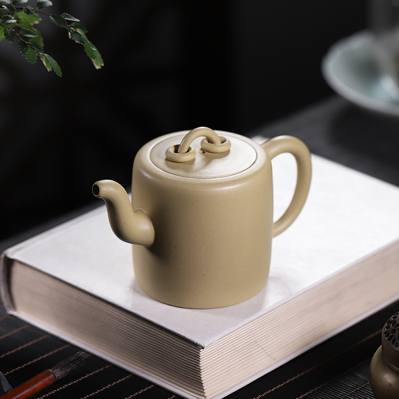 旗舰官方店正宗紫砂壶宜兴本山绿泥双圈中式手工泡茶壶功夫茶具精选