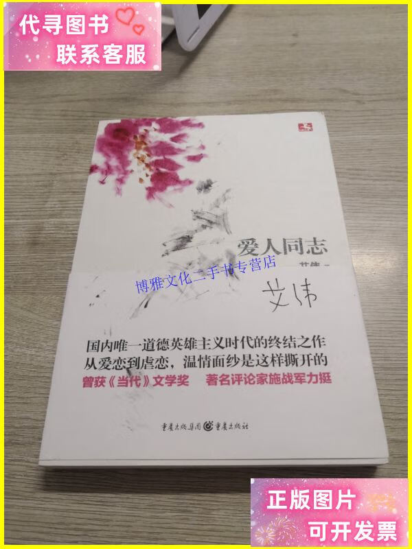 【二手9成新】大地之魂书系：爱人同志 /艾伟 重庆出版社