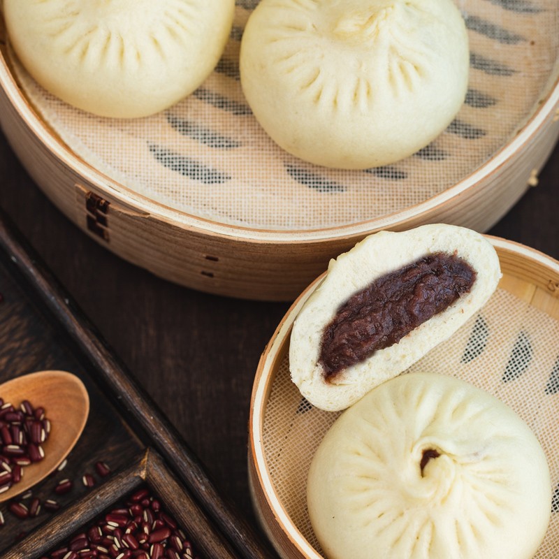 五亭【30g*12只】扬州包子多口味方便速食懒人儿童营养早餐速冻包子