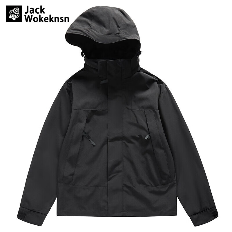 jack wokeknsn狼爪云冲锋衣新款男女秋季户外运动防风防水外套滑雪