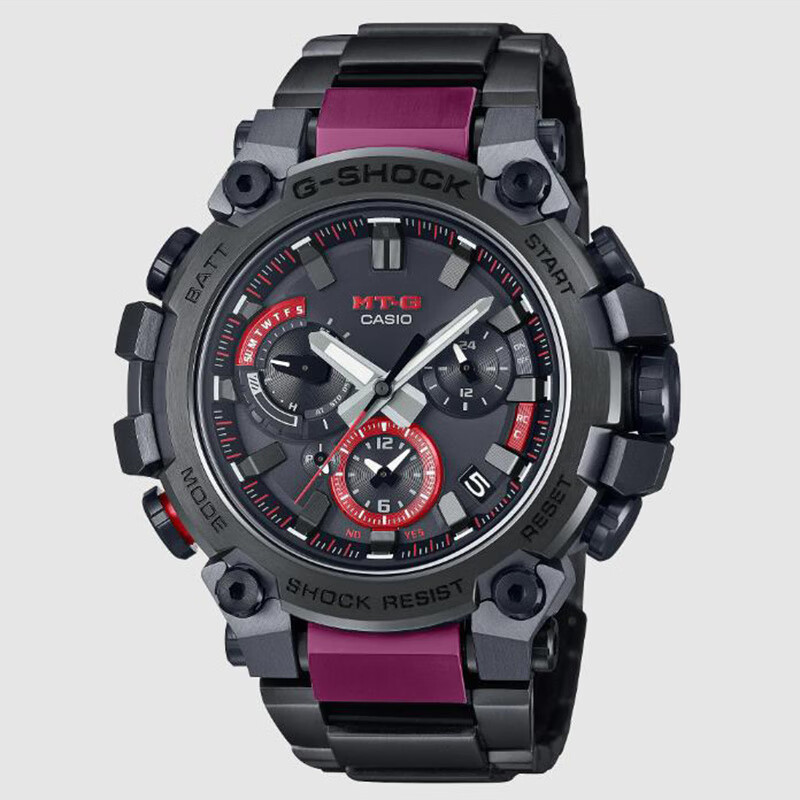casio卡西欧 g-shock mtgb3000系列户外多功能蓝牙运动手表太阳能男表